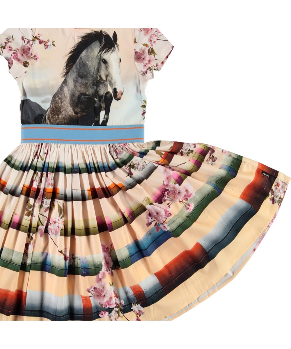 Candy - Jumping Horse - Organic dress with horse 