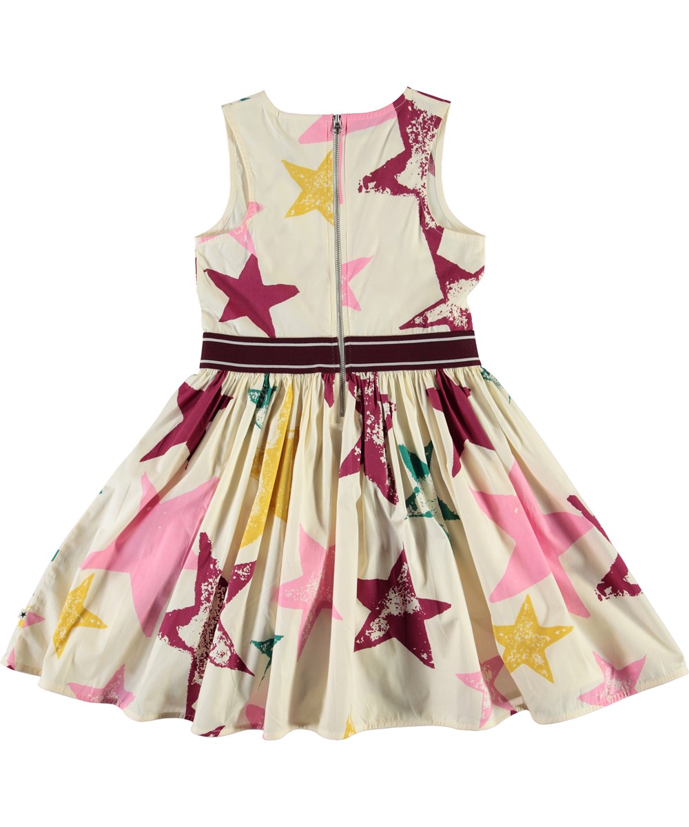 Carli - Super Nova - Organic poplin dress with stars 