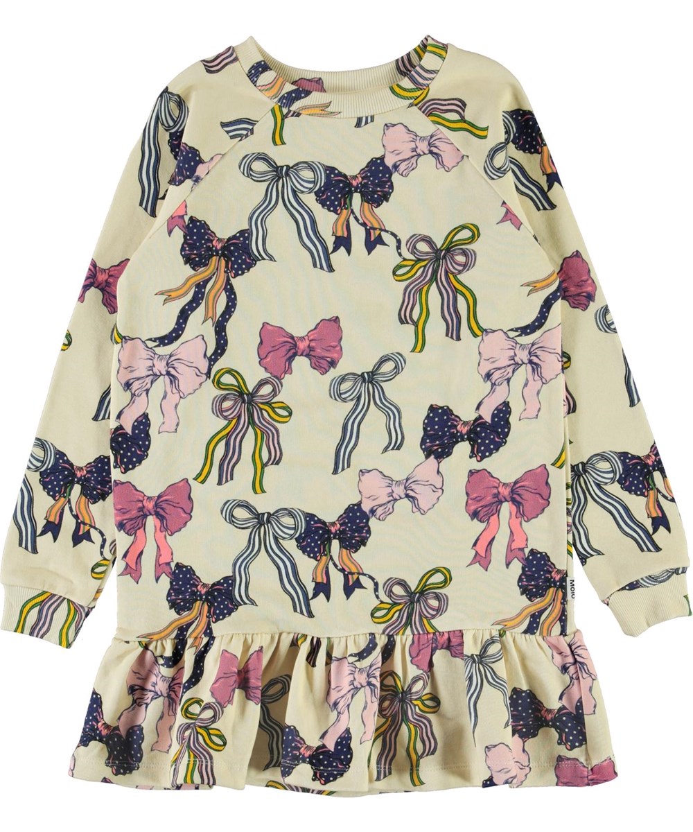 Carlotta - Bowtastic - Organic dress with bows 