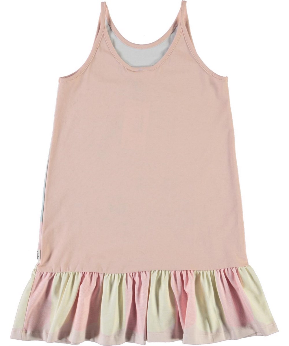 Carrie - Love Birds - Pink organic dress with birds 