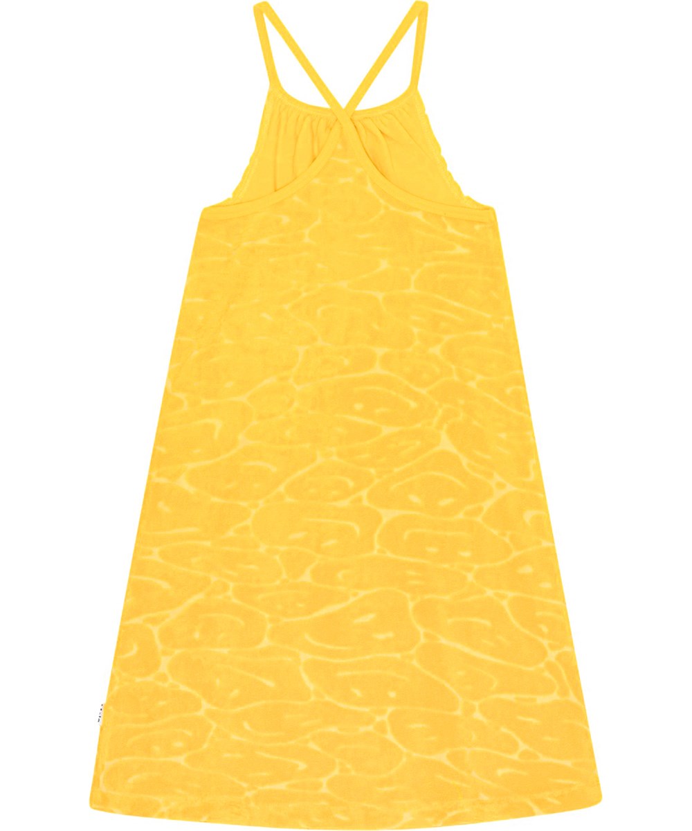 Charming - Submarine Joy - Strap dress in yellow cotton terry