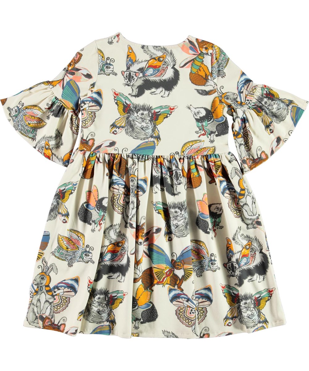 Chasity - Hedgerow Buzz - Organic dress with animal print 