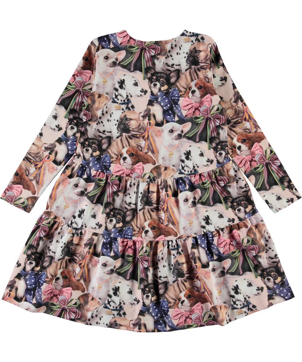 Chia -  Puppy Love - Organic dress with dog print