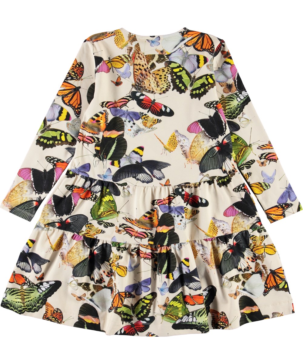 Chia - Papillon - Organic dress with butterflies