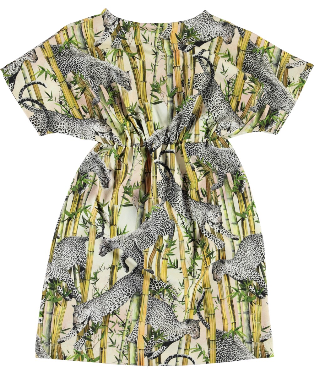 Christa - Flying Leopard - Organic leopard dress