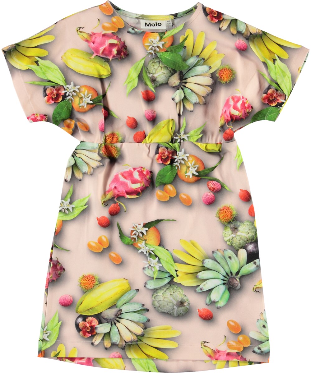 Christa - Tutti Frutti - Organic dress with fruit