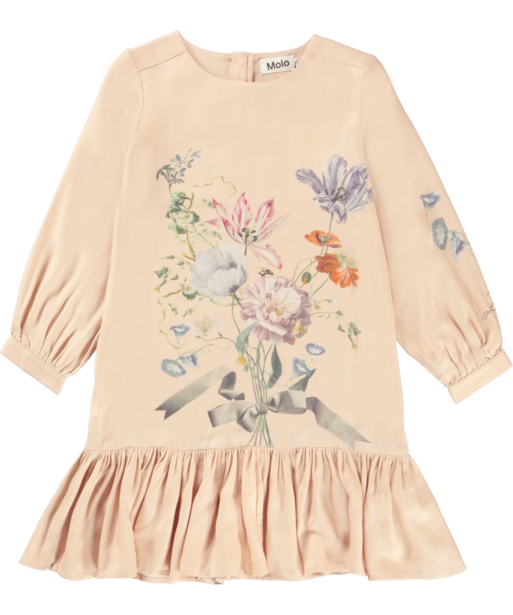 Colette - Bouquet - Rose dress with floral print