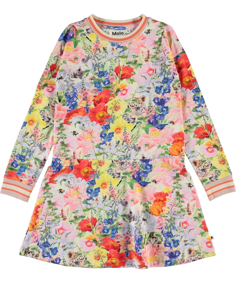 Conny - Hide And Seek - Organic dress with floral print