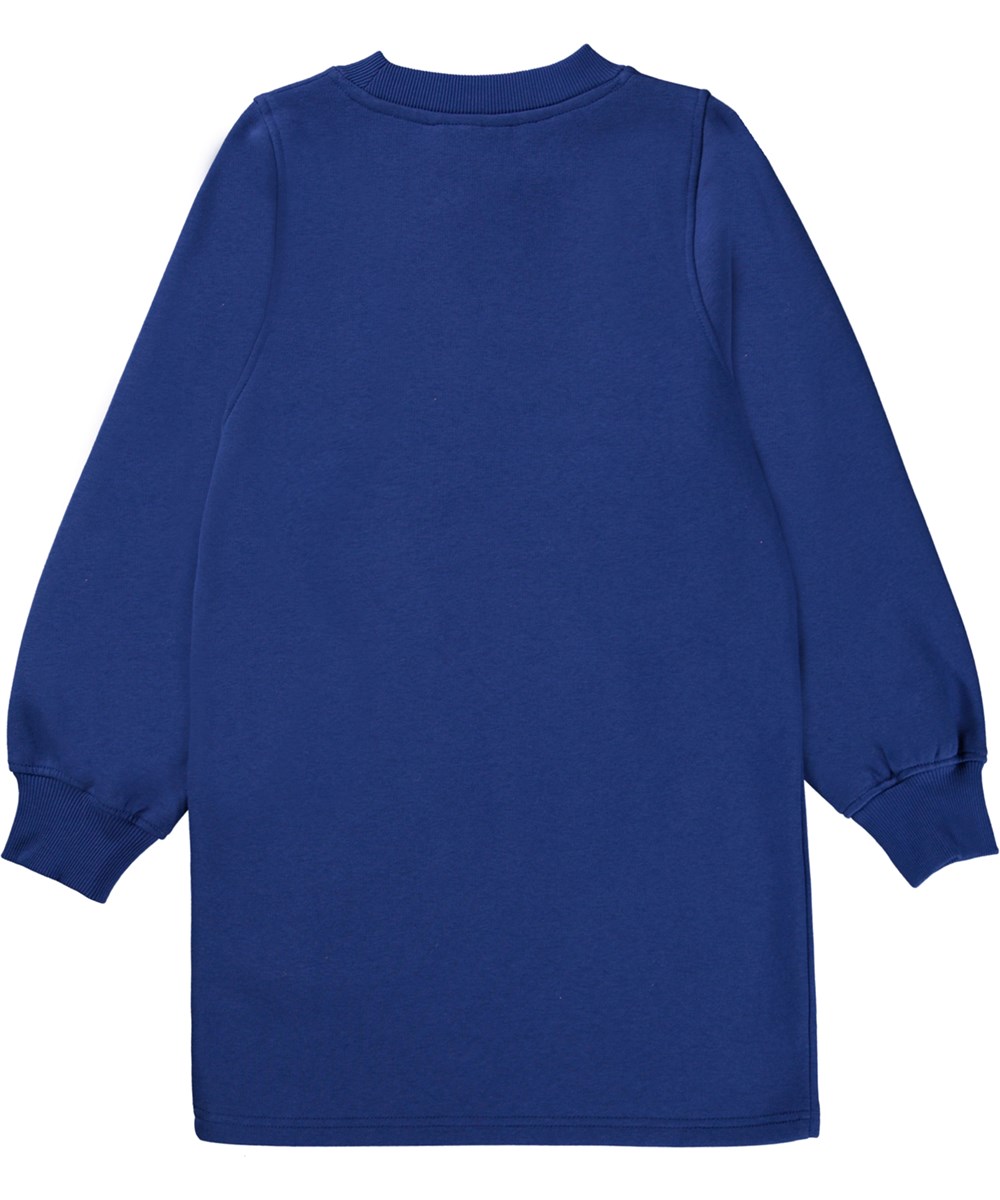 Corvina - Twillight Blue - Blue knee length sweatshirt dress 