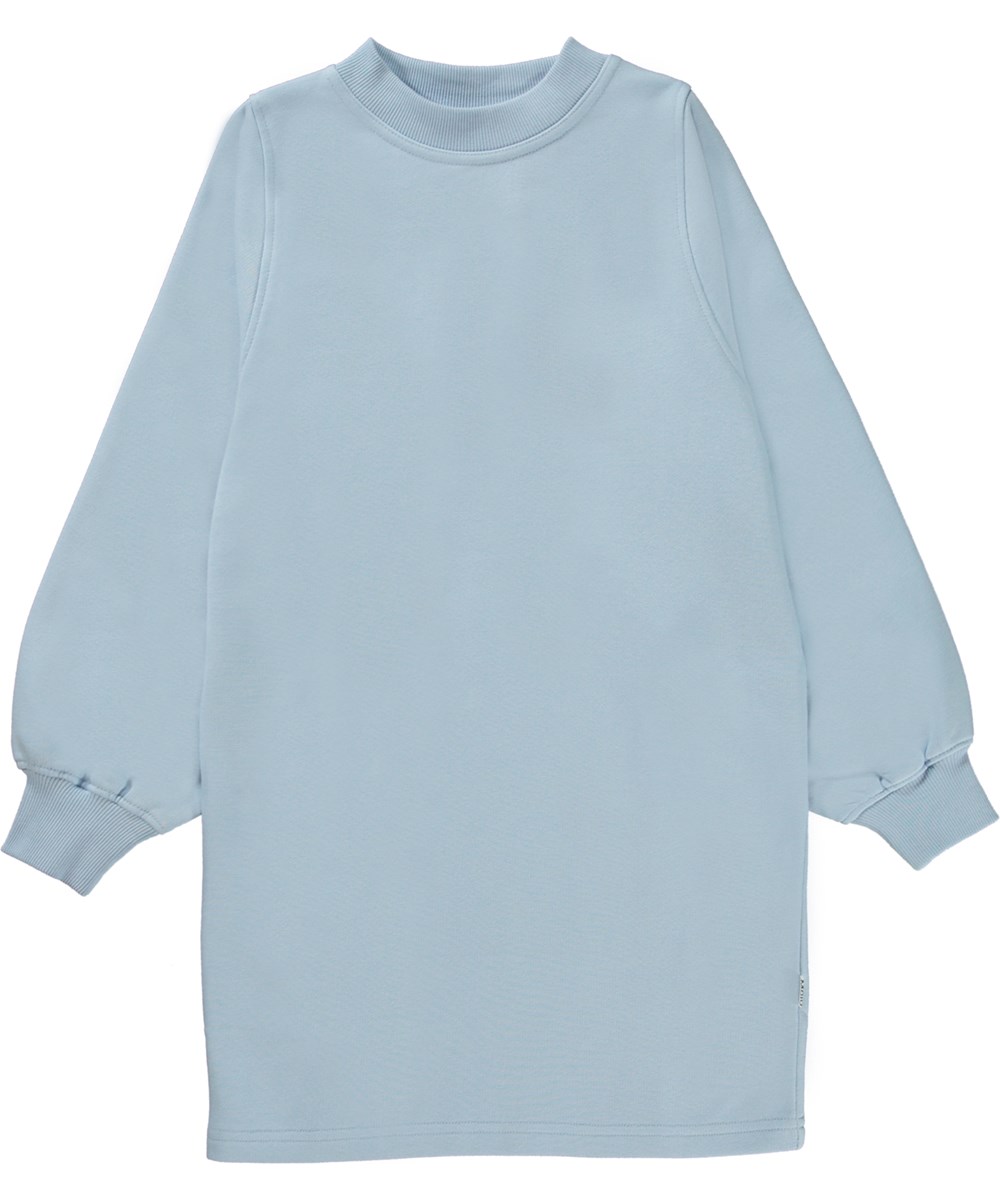 Corvina - Windy - Light blue Oeko-Tex sweatshirt dress