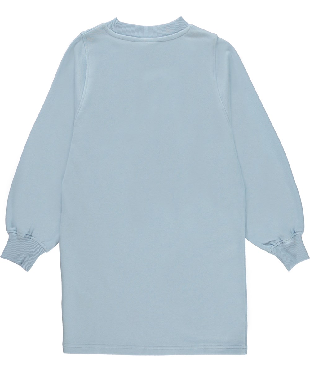 Corvina - Windy - Light blue Oeko-Tex sweatshirt dress