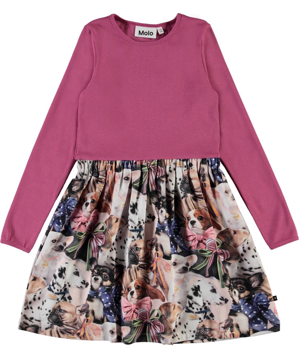 Credence -  Puppy Love - Organic dress with dog print
