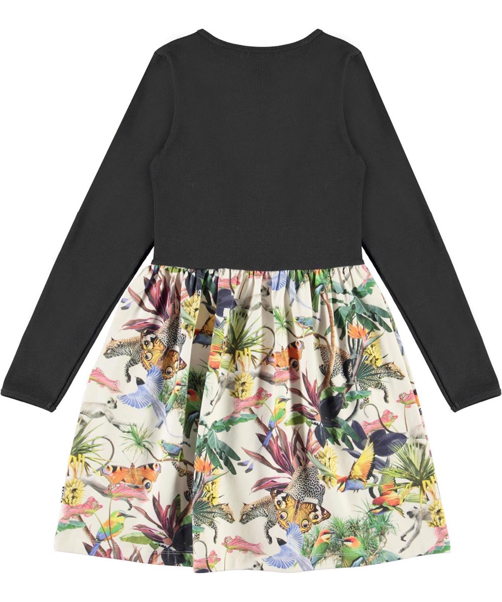 Credence - Imaginary Jungle - Dress with a black top and animal print 