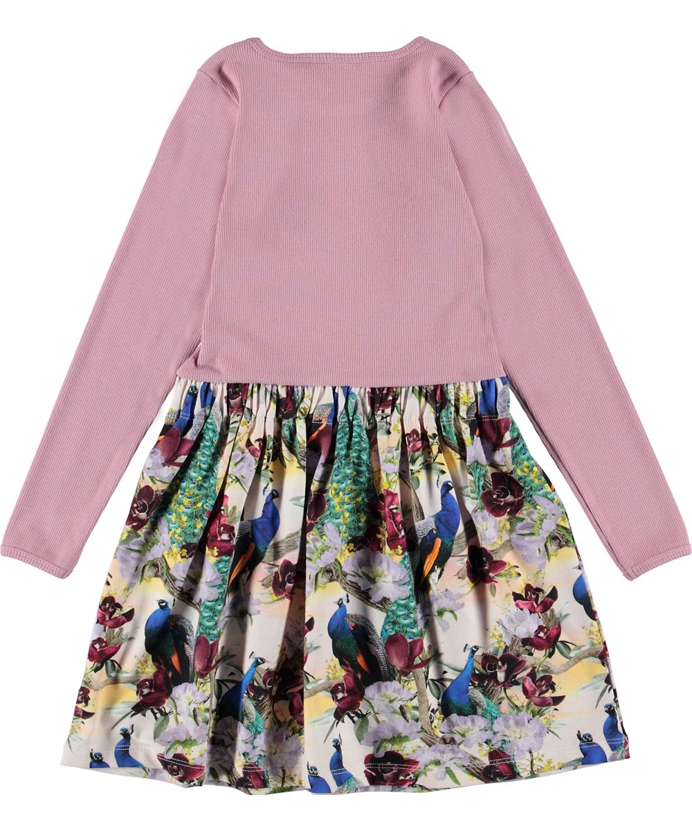 Credence - Oriental Peacocks - Two-part dress with peacocks.