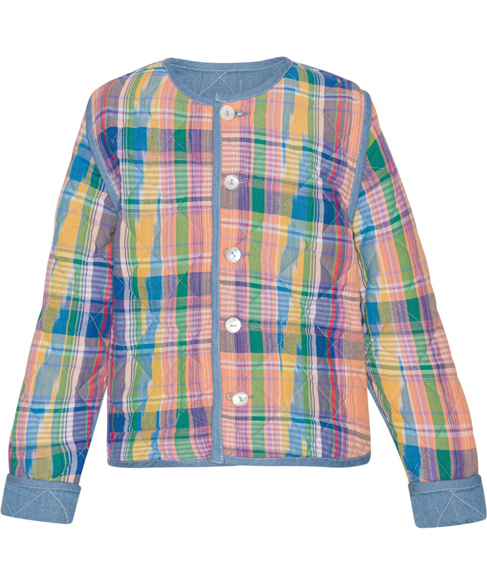 Henny - Light Chambrey - Quilted, reversible jacket