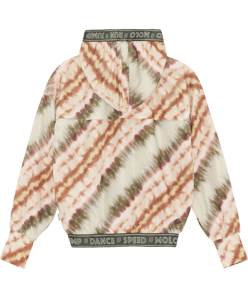 Ophelia - Tie Dye Diagonal - Sports jacket with tie-dye print green beige