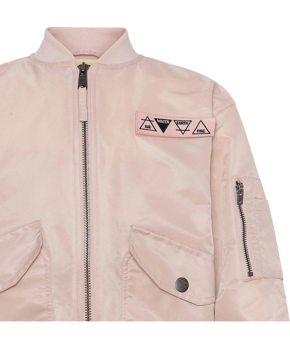 Heath - Cameo Rose - Rose bomber jacket with large pockets