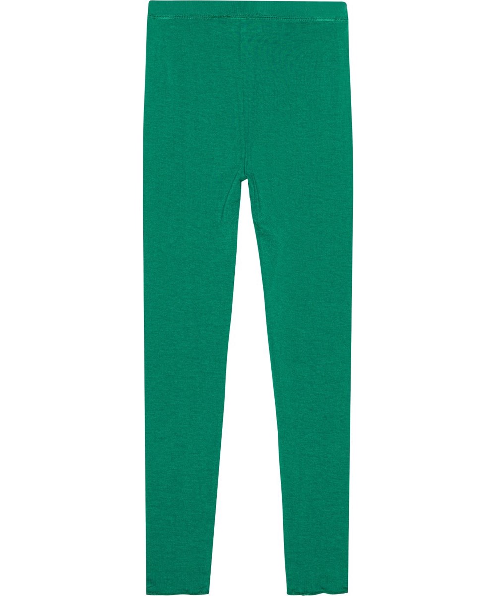 Nadine - Tennis Green - Green leggings in stretchy, soft viscose