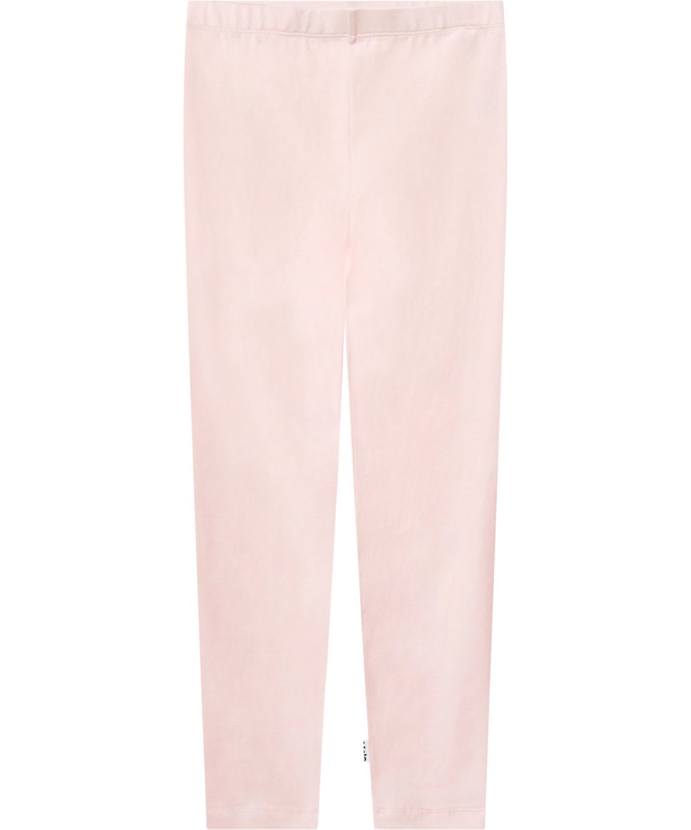 Nica - Charlotte Pink - Close-fitting pink leggings in stretchy organic cotton with an elastic waistband.