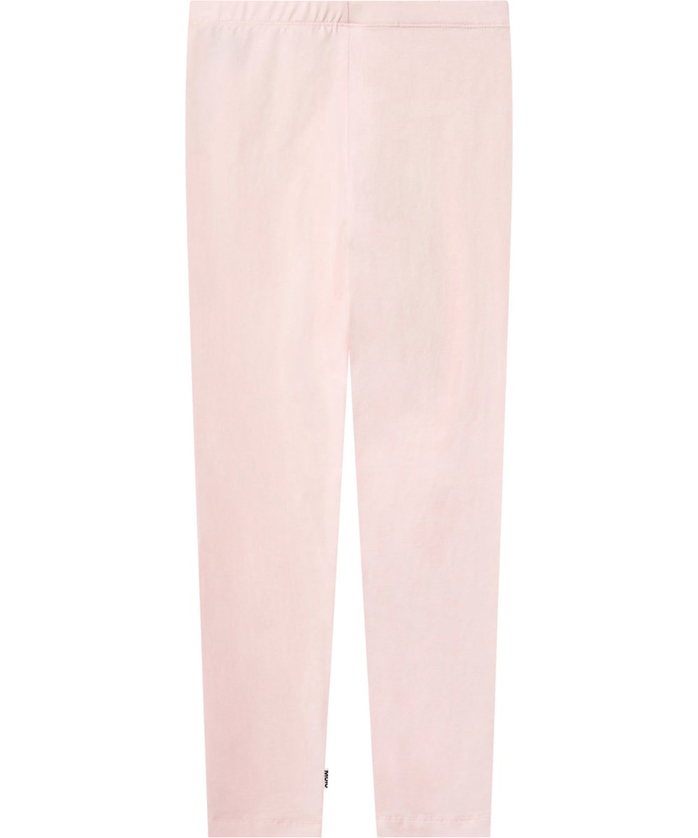 Nica - Charlotte Pink - Close-fitting pink leggings in stretchy organic cotton with an elastic waistband.