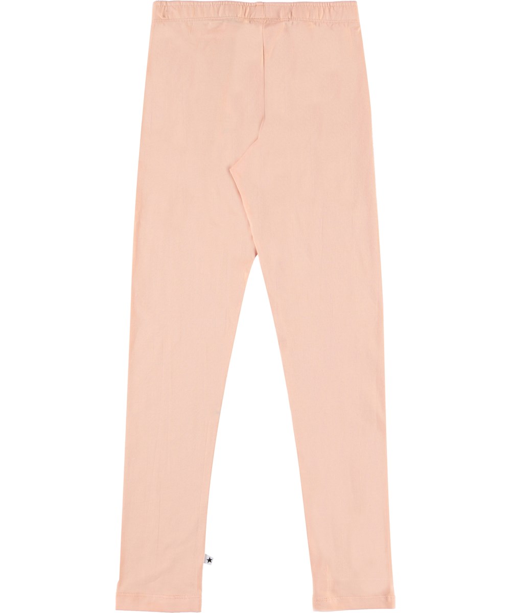 Nica - Pacific Coral - Organic leggings in coral