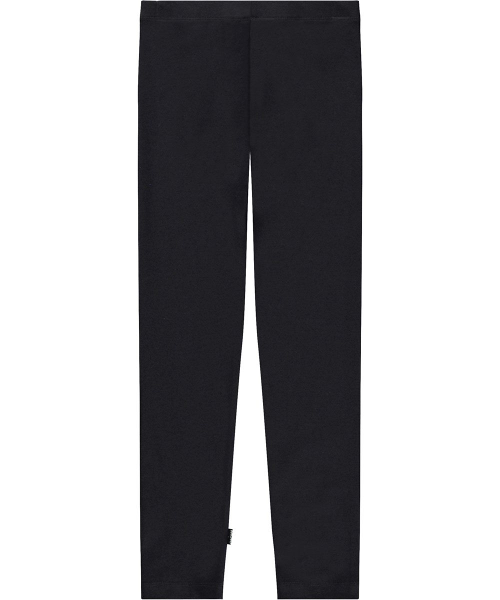 Nica Warm - Purple Black - Black leggings