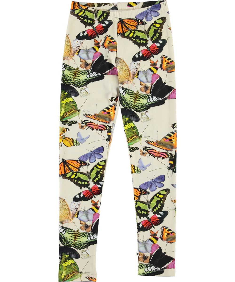 Niki - Papillon - Organic leggings with butterflies