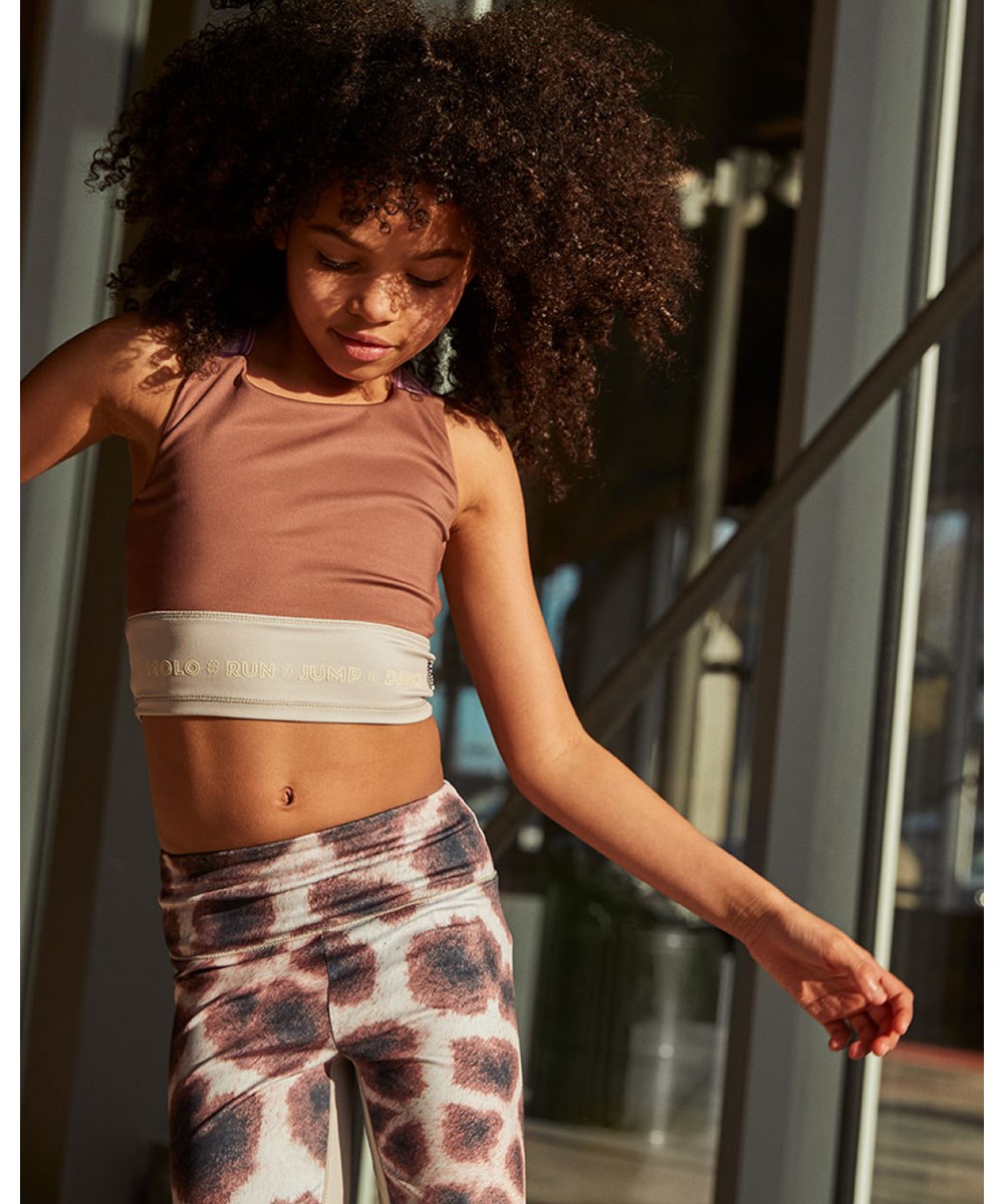 Olympia - Giraffe - Sport leggings with giraffe print