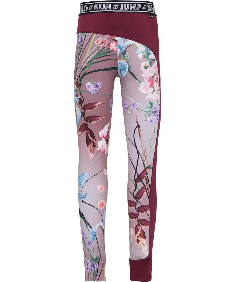 Olympia - Motion Flowers - Floral sport leggings