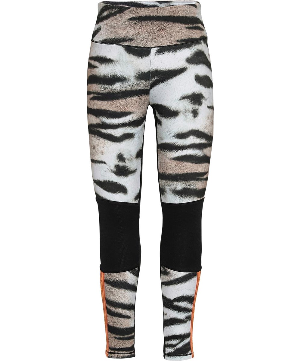 Olympia - Wild Tiger - Tiger sports leggings black knees