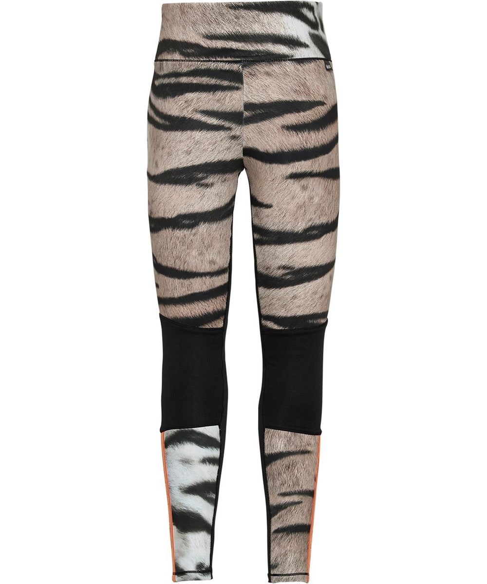Olympia - Wild Tiger - Tiger sports leggings black knees