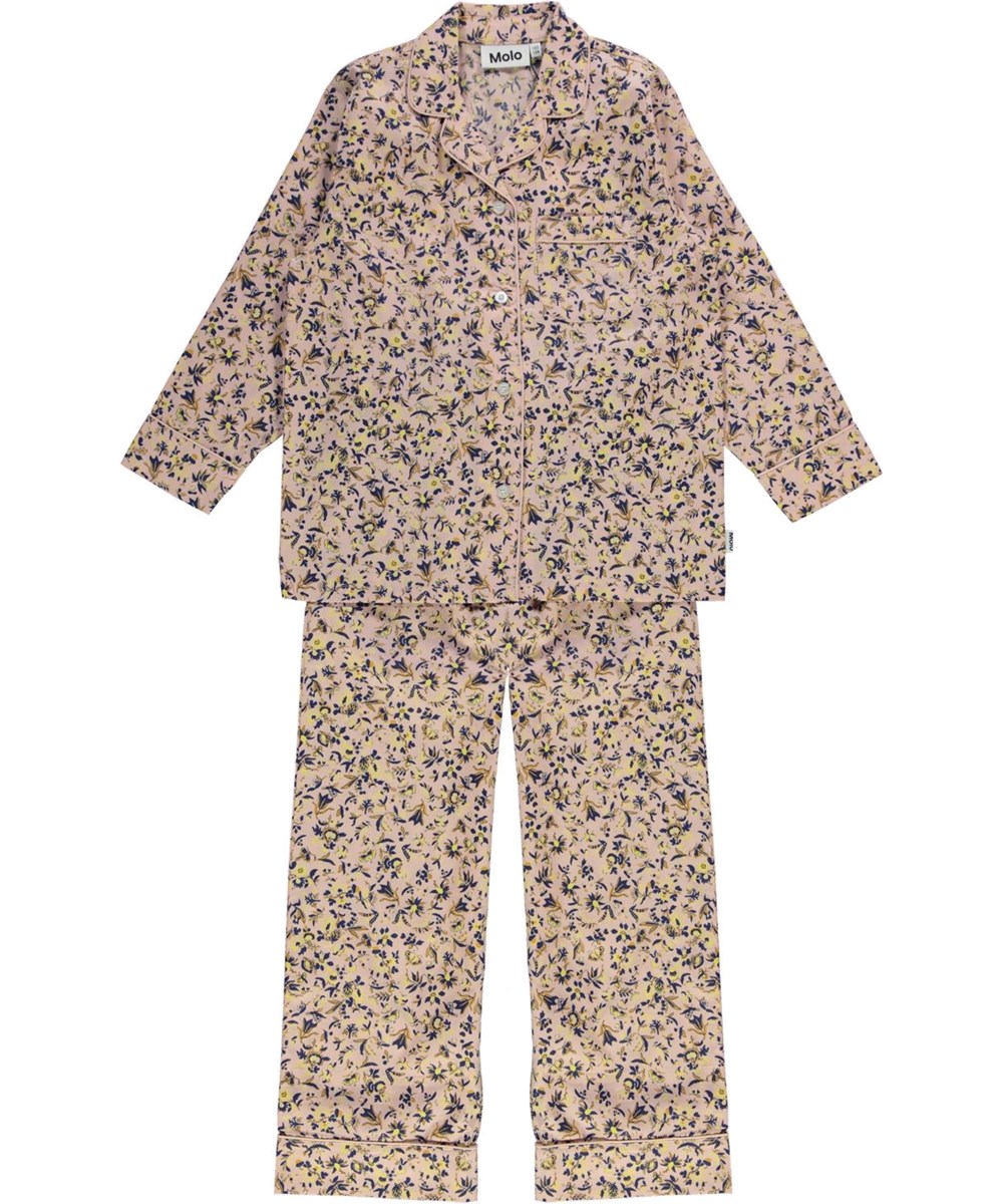 Lex - Pink Blossom - Pyjamas set in pink with flowers 