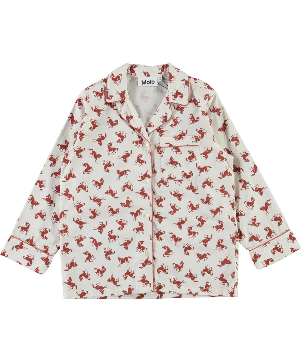 Lex - Small Horses - Organic pyjamas with horse print