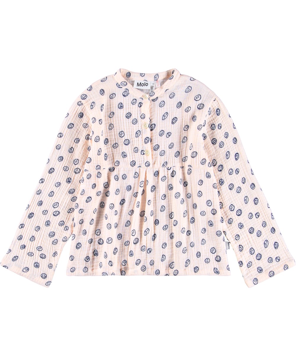 Lin - Rose Hips Moods - Cute pyjama set for children made of double-woven organic cotton.