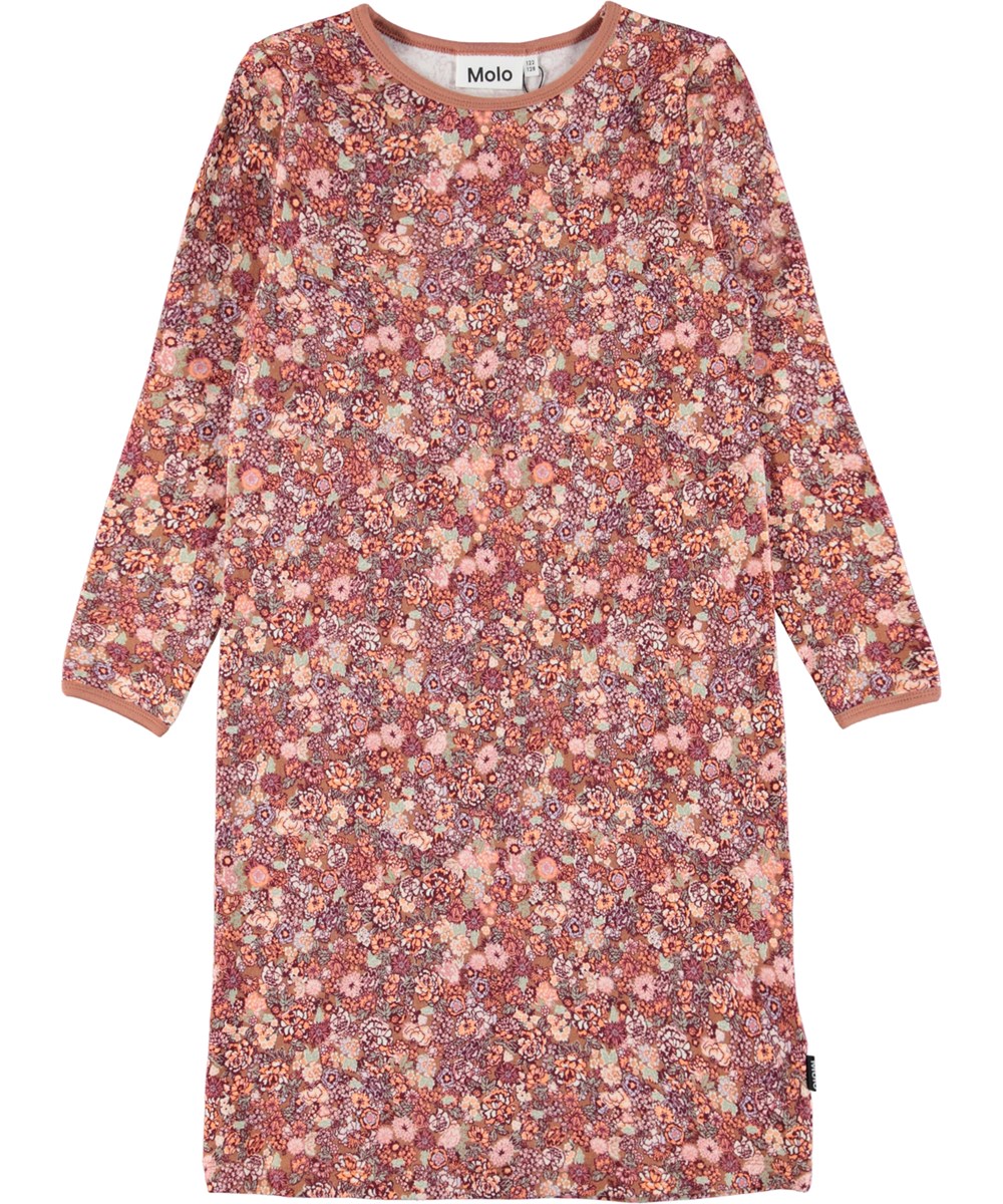 Lovely - Bloom - Organic long nightie with flowers
