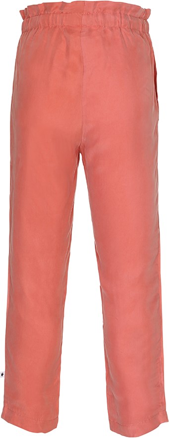 Acacia - Burnt Sienna - Orange-red cupro trousers