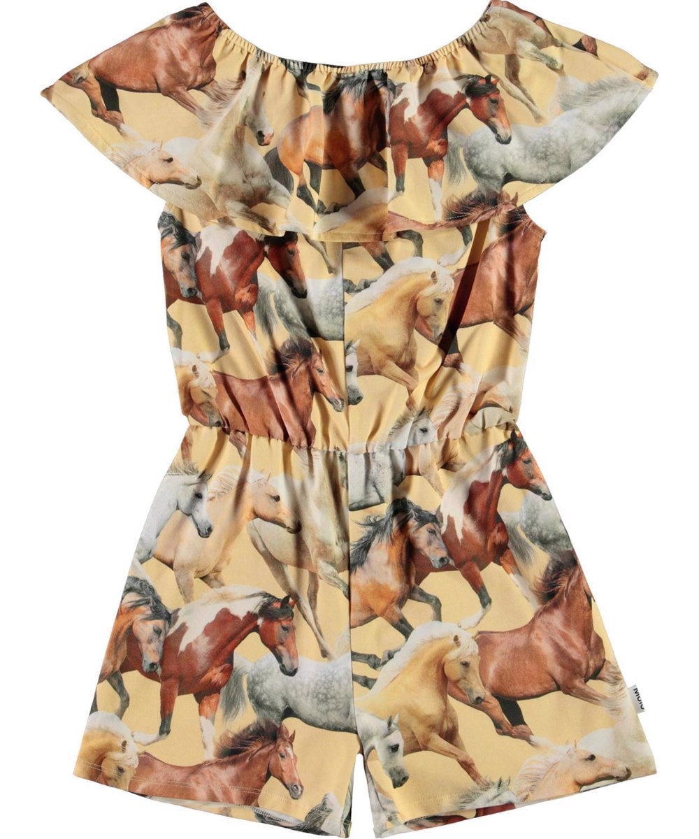 Adda - Horse Dreams - Organic pantsuit with horse print