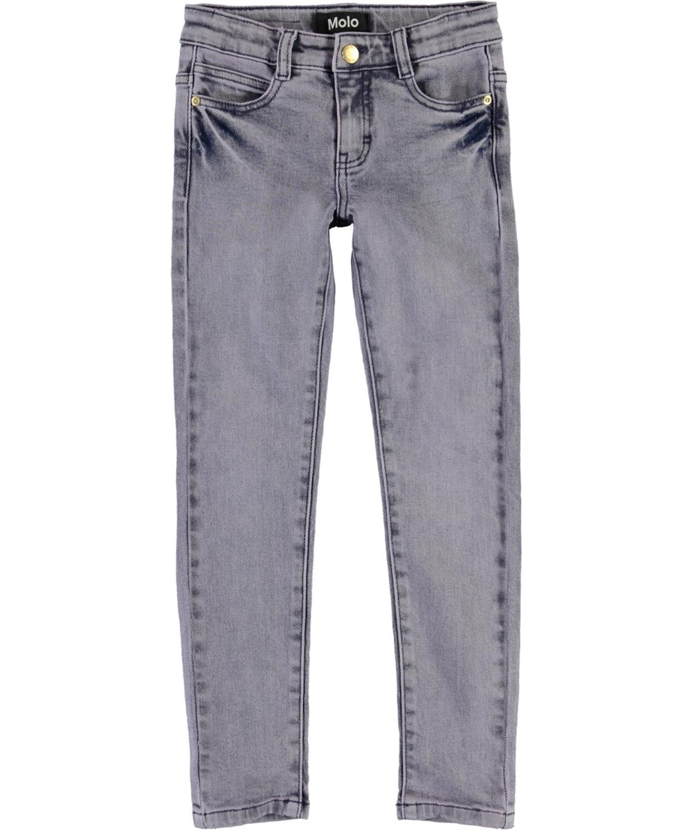 Adele - Grey Purple Denim - Grey-purple jeans