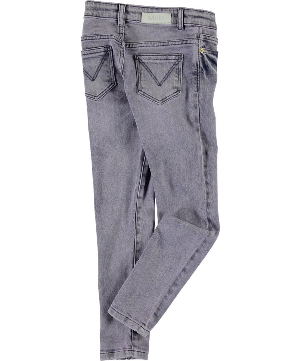 Adele - Grey Purple Denim - Grey-purple jeans