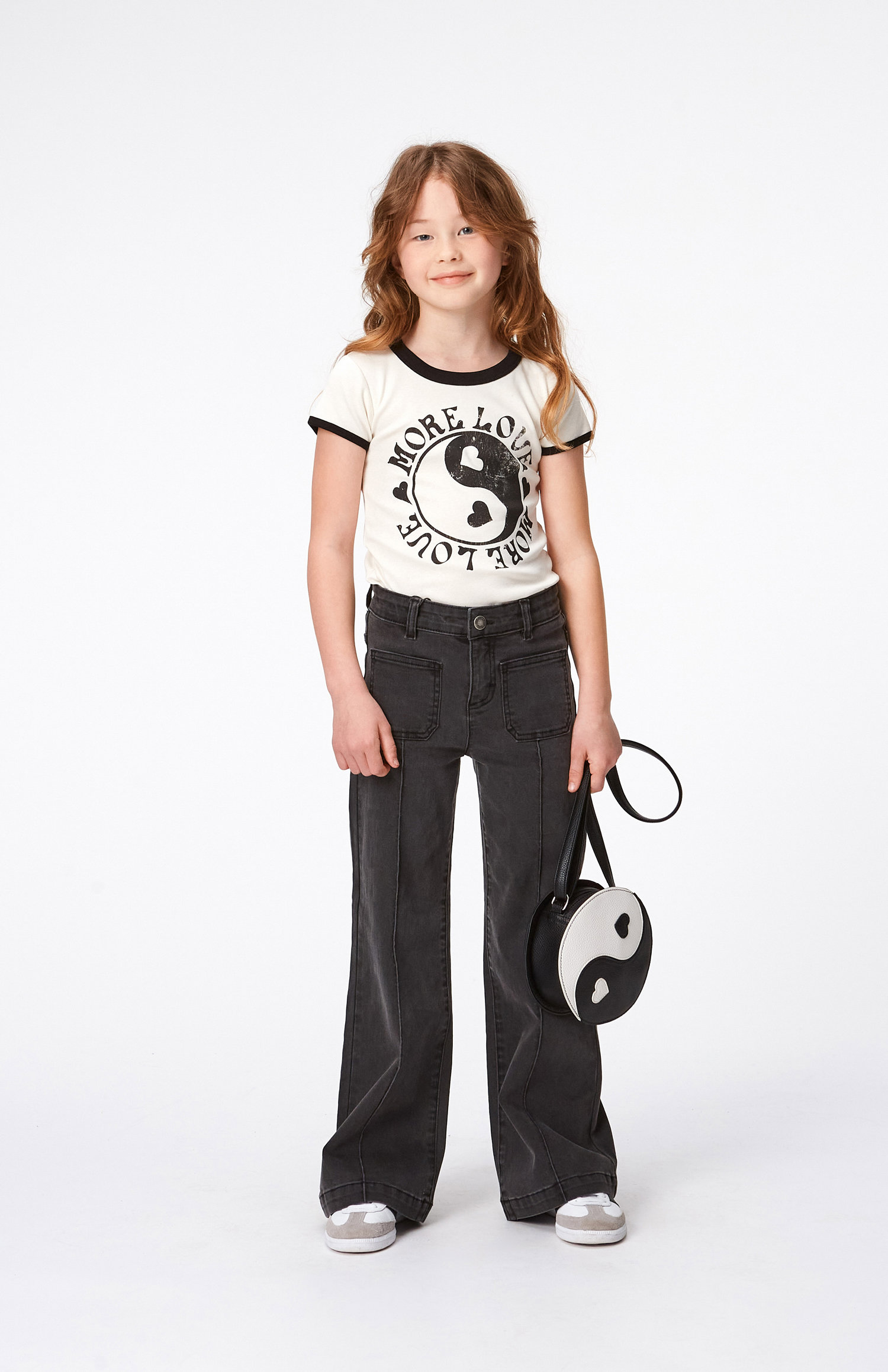 Adina High Flared Jeans Black