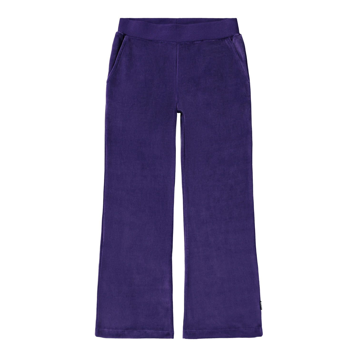 Adoria - Space Purple - Purple velour pants for children