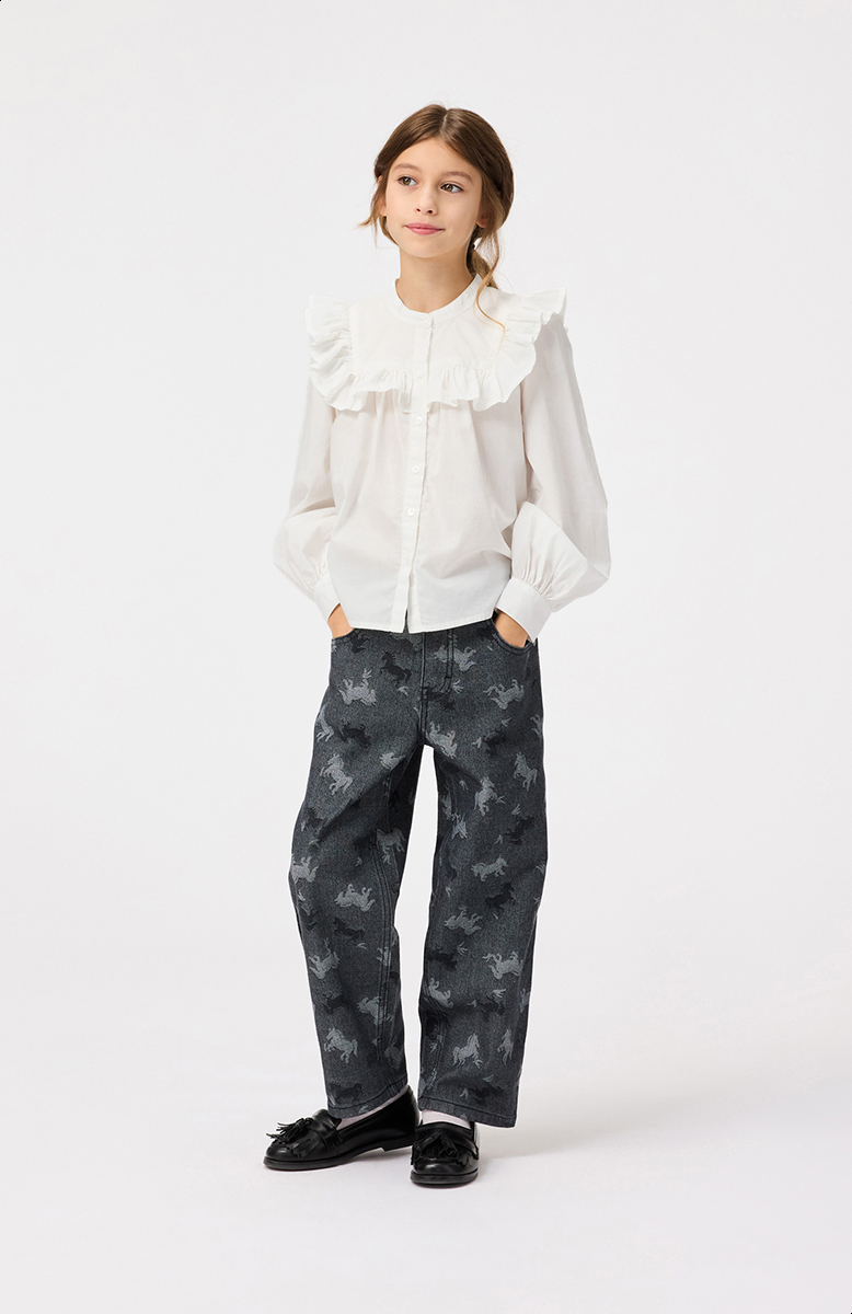 LU'U DAN Black Side Zip Jeans | REVERSIBLE