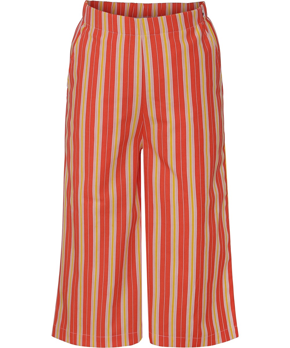 Alanis - Coral Sunrise Stripe - Trousers 