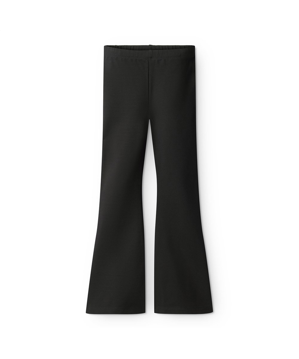 Alba - Black - Black trousers with flare