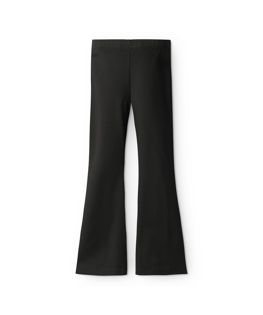 Alba - Black - Black trousers with flare