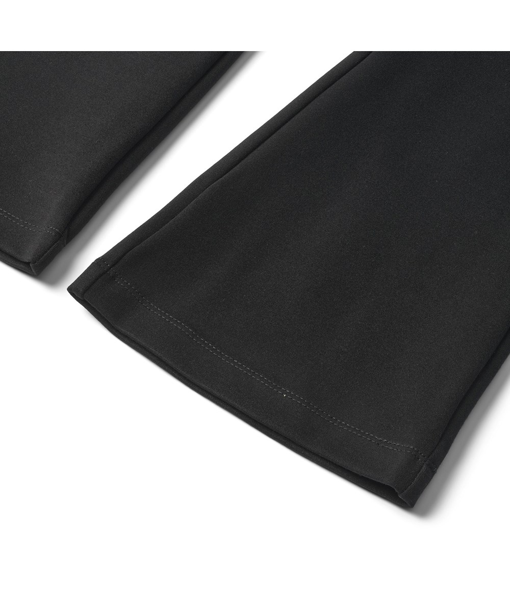 Alba - Black - Black trousers with flare