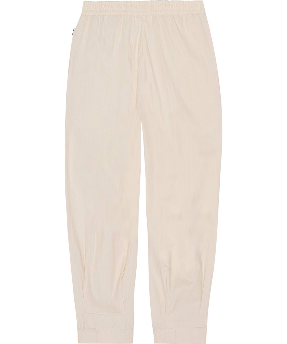 Alexa - Chambrey Sand - Sand coloured, full trousers 