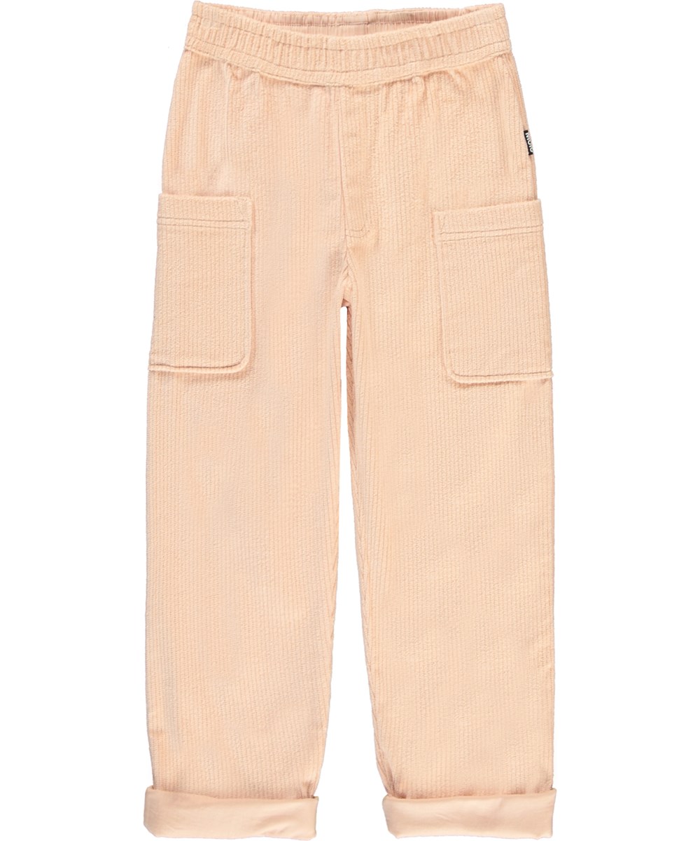 Alfia - Fluffy Rose - Pink corduroy trousers