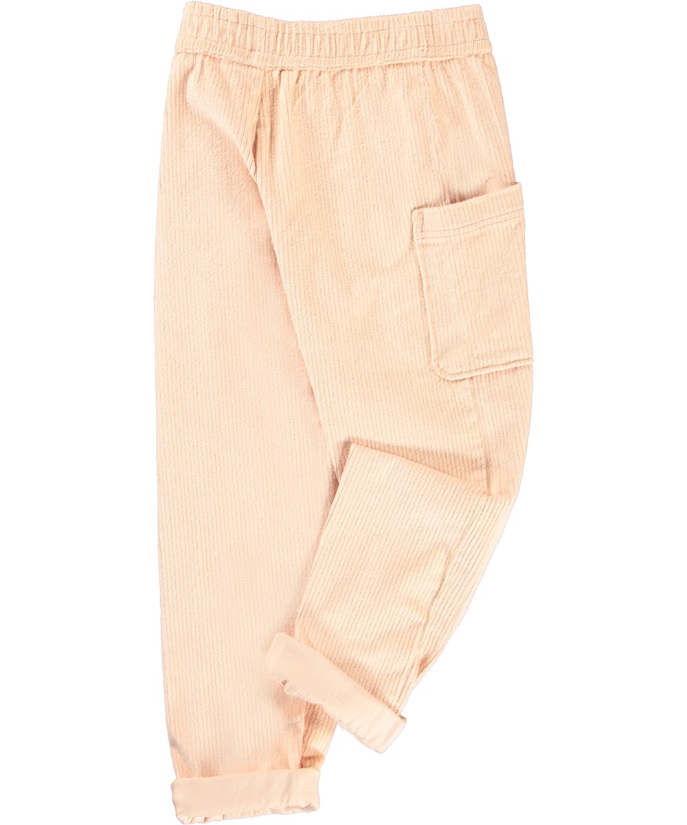 Alfia - Fluffy Rose - Pink corduroy trousers