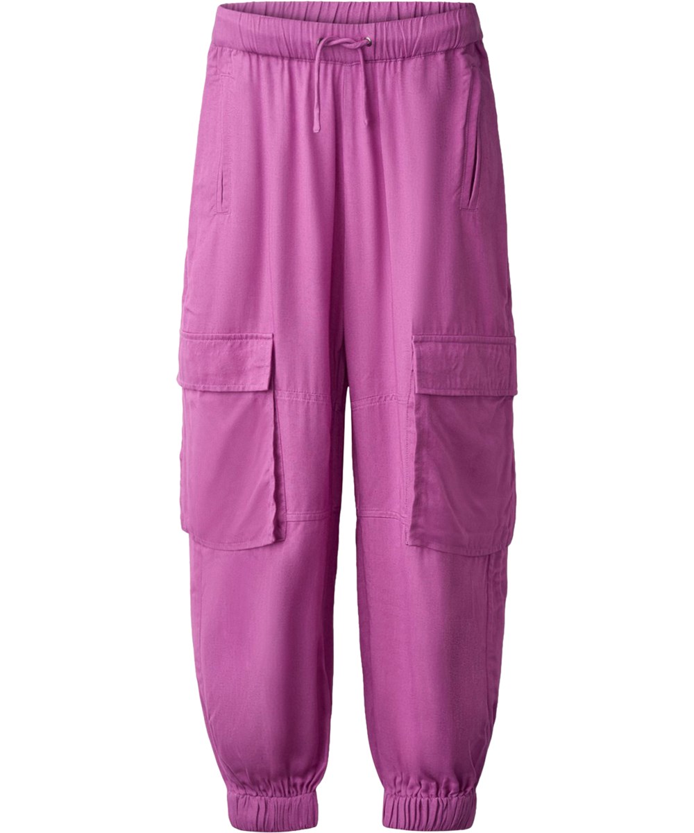 Aliki - Charisma - Purple cargo trousers for children